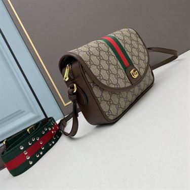 Ophidia GG mini shoulder bag Beige and ebony GG Supreme canvas – GB077