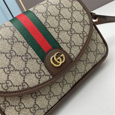 Ophidia GG mini shoulder bag Beige and ebony GG Supreme canvas – GB077