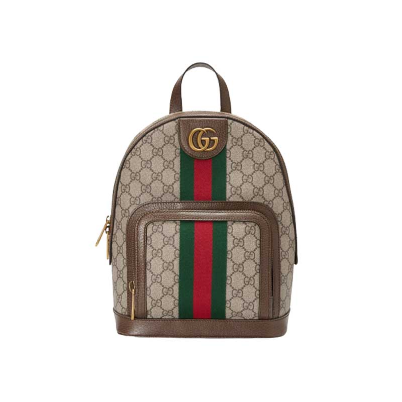 Ophidia GG small backpack Beige ebony – GB071