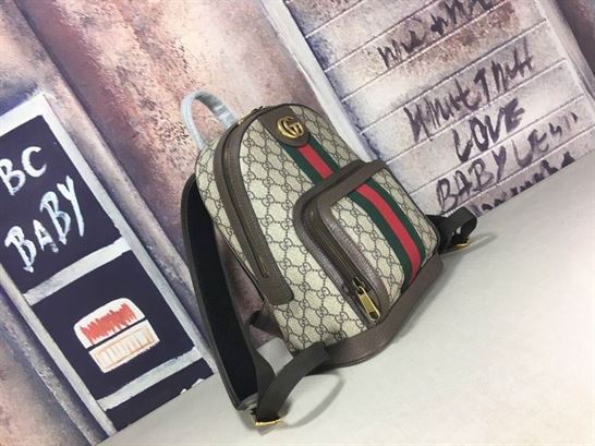 Ophidia GG small backpack Beige ebony – GB071