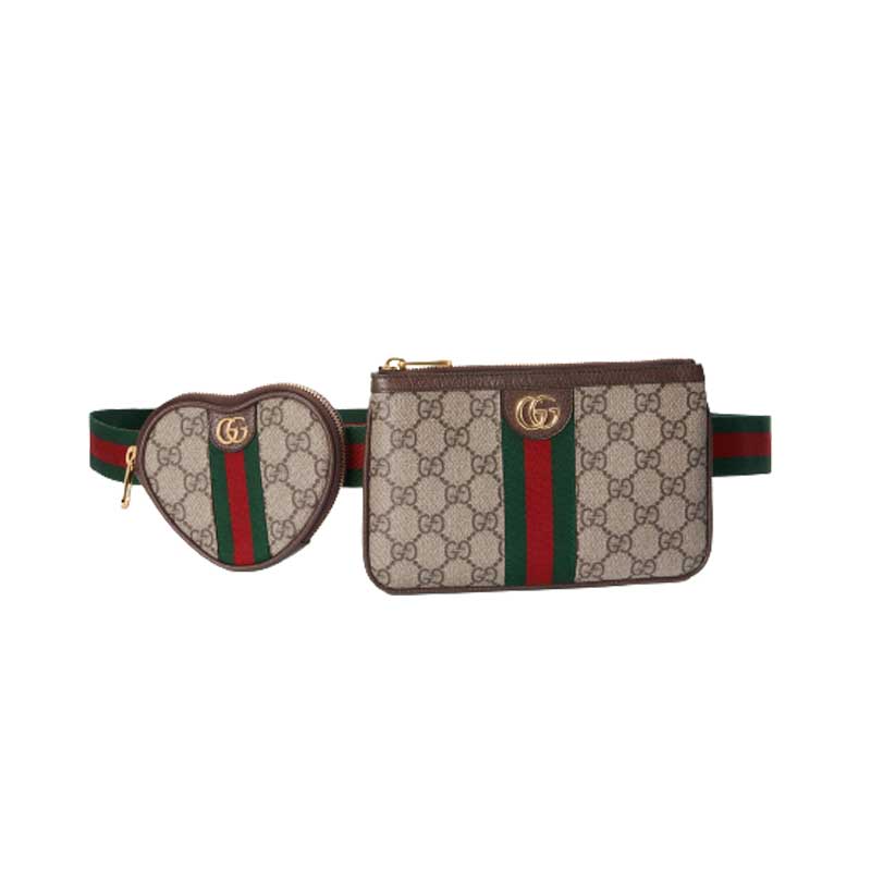 Ophidia utility belt beige and ebony GG Supreme canvas – GB068
