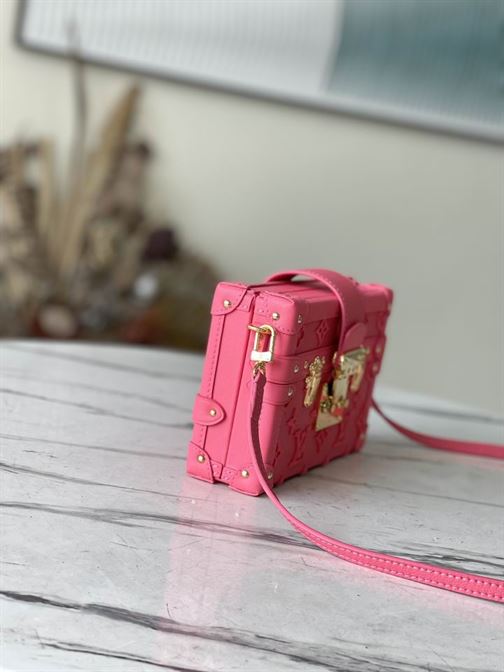 Petite Malle handbag Fluo Pink – LB048