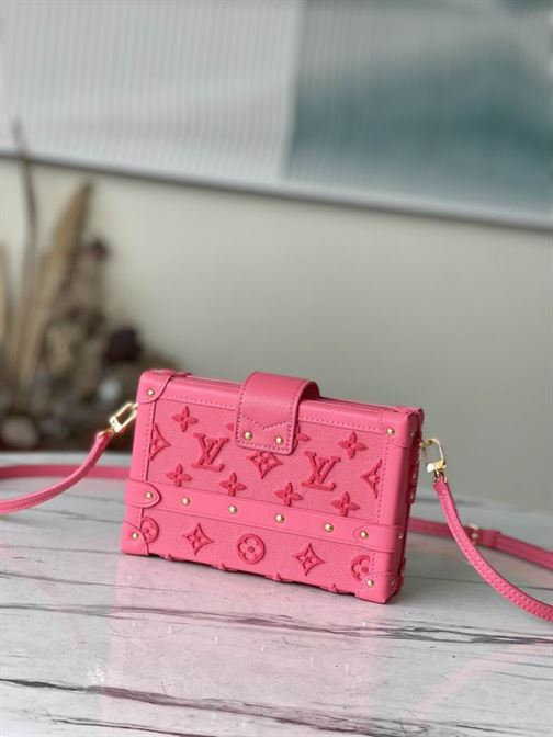 Petite Malle handbag Fluo Pink – LB048