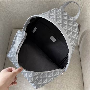 Rider backpack Dior gray CD Diamond canvas – DB026