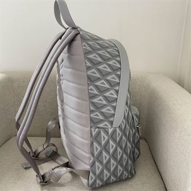 Rider backpack Dior gray CD Diamond canvas – DB026
