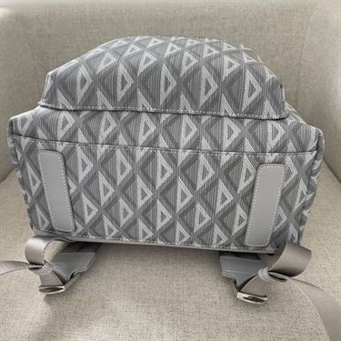 Rider backpack Dior gray CD Diamond canvas – DB026
