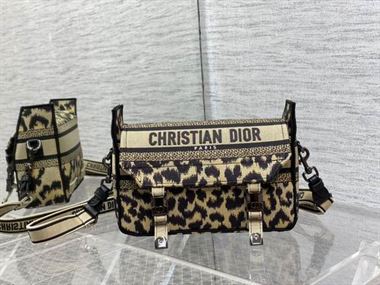 Small DiorCamp Bag Beige Multicolor Mizza Embroidery – DB032