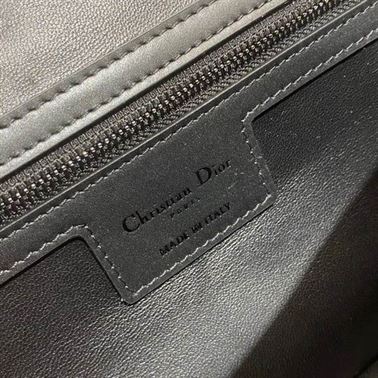 Small DiorCamp Bag Black Macrocannage Calfskin – DB031