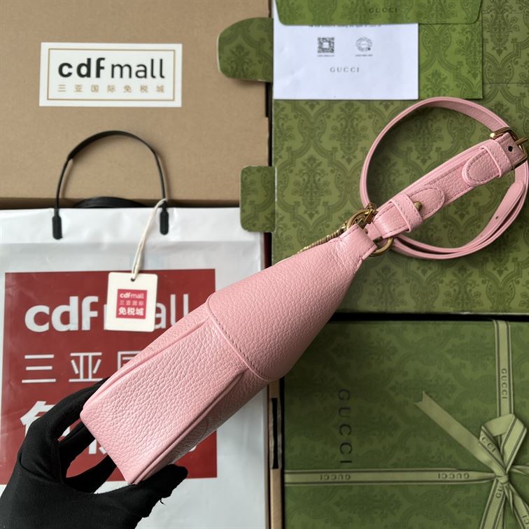 Aphrodite small shoulder bag Light pink soft leather – GB111