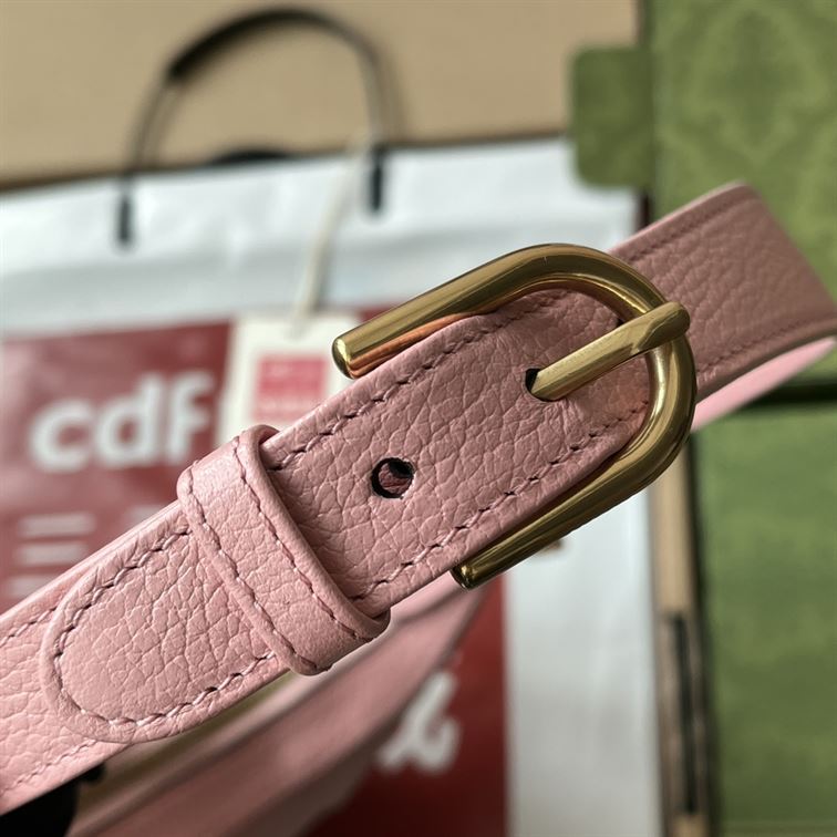 Aphrodite small shoulder bag Light pink soft leather – GB111