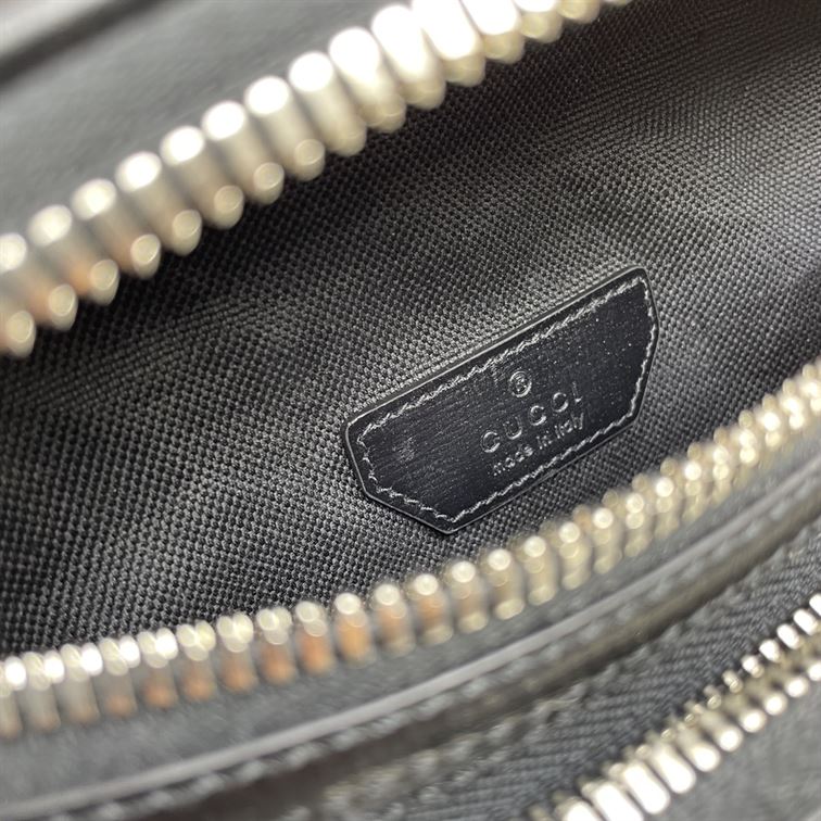 Belt bag with Interlocking G Black leather details – GB145