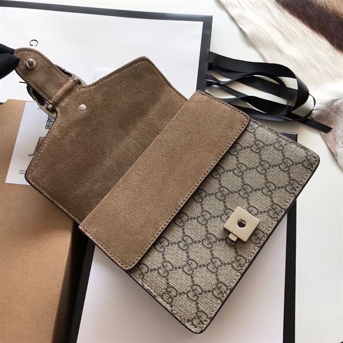 Dionysus GG Supreme mini bag Beige/ebony GG Supreme canvas – GB099