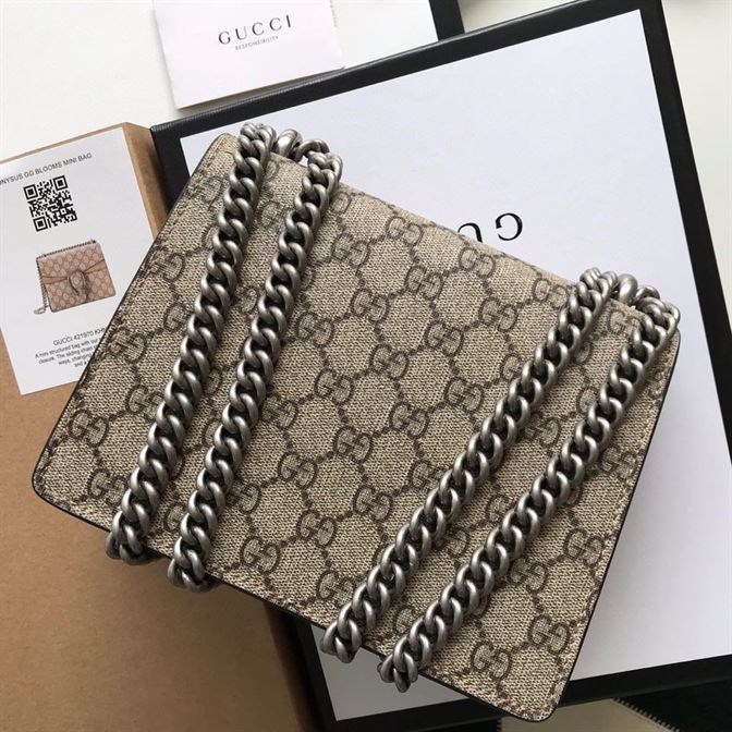 Dionysus GG Supreme mini bag Beige/ebony GG Supreme canvas – GB099