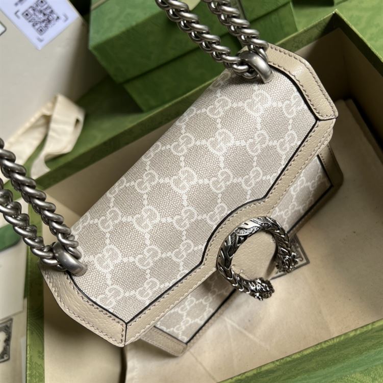 Dionysus GG mini bag Oatmeal leather trim – GB165