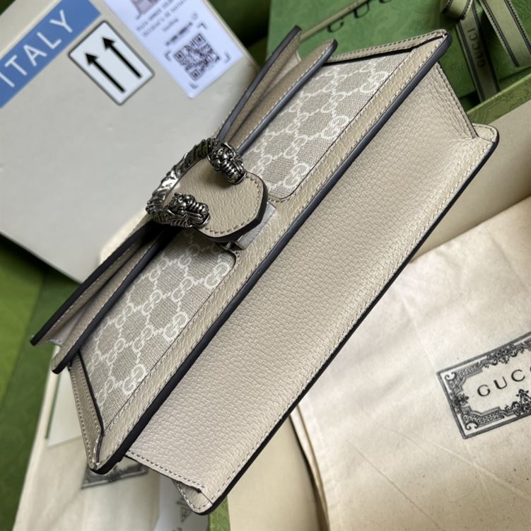 Dionysus GG small bag Beige and white GG Supreme canvas – GB100