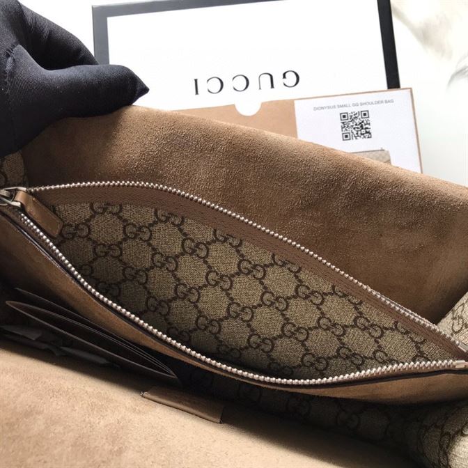 Dionysus GG small shoulder bag with taupe suede detail – GB170