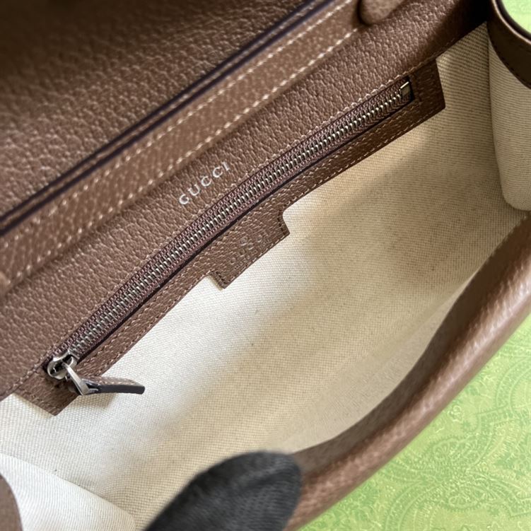 Dionysus small shoulder bag Brown leather trim – GB164