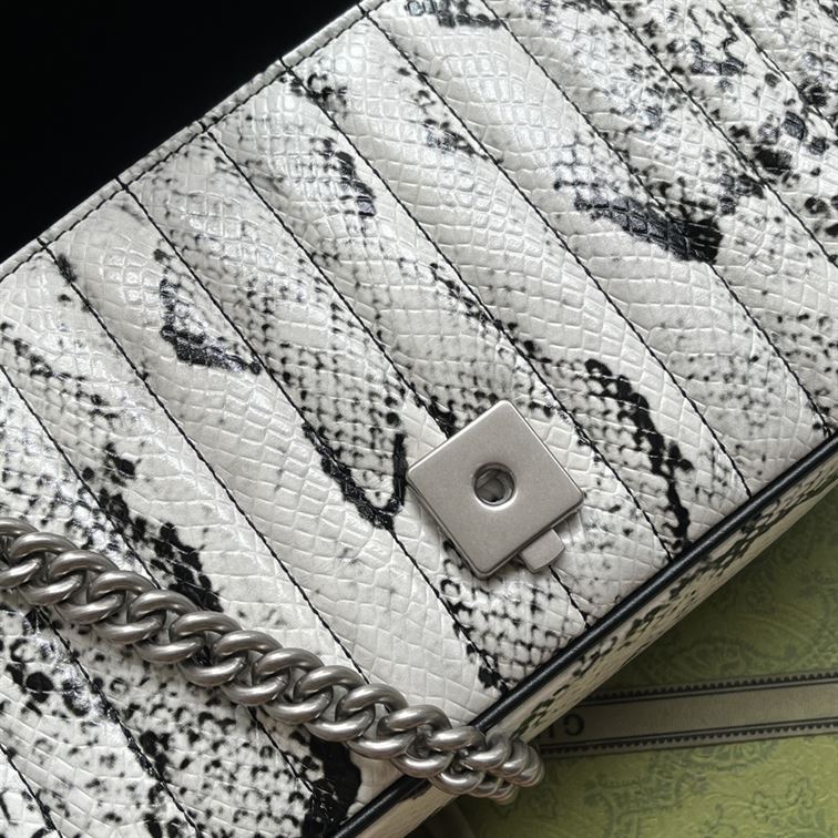 GG Marmont small python shoulder bag Natural colored – GB095