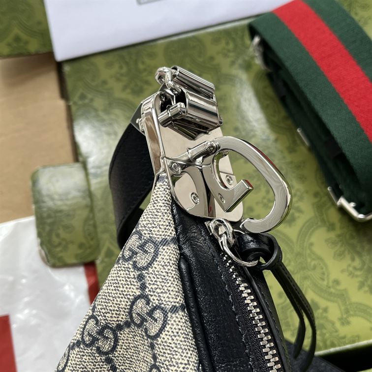 Gucci Attache large shoulder bag Beige and blue canvas – GB140