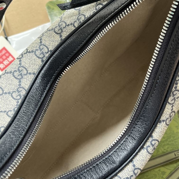 Gucci Attache large shoulder bag Beige and blue canvas – GB140