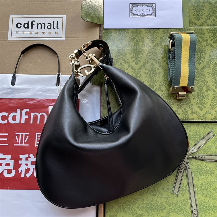 Gucci Attache large shoulder bag Black leather – GB139
