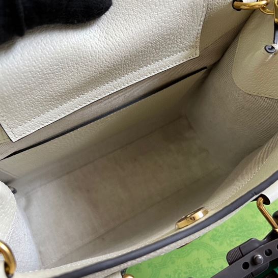 G*u*i diana jumbo gg small tote bag off-white and ivory - gb173
