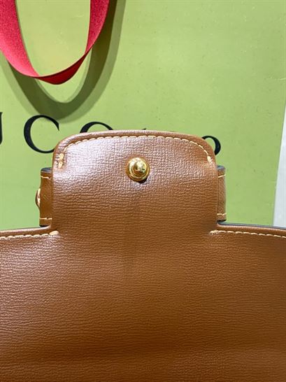 Gucci Horsebit 1955 mini bag Light brown leather- GB122
