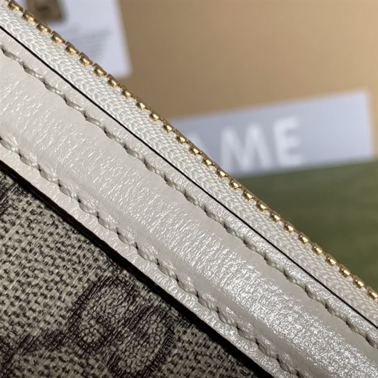 Gucci Horsebit 1955 mini top handle bag Beige/ebony GG Supreme canvas – GB104
