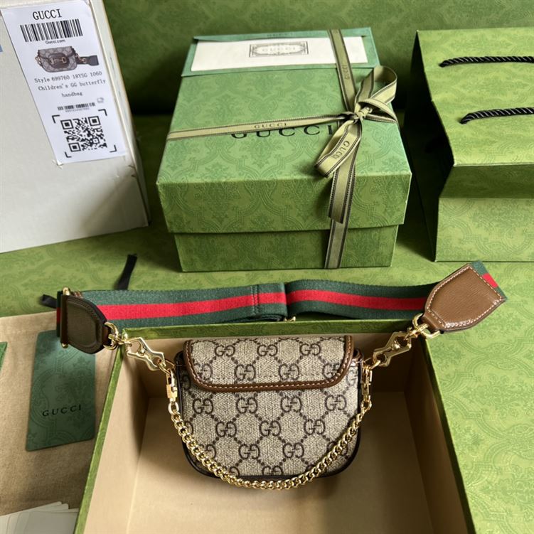 Gucci Horsebit 1955 strap wallet Beige and ebony canvas – GB138