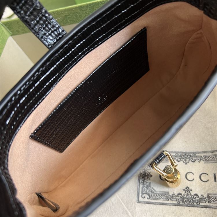 Jackie 1961 lizard mini bag Black – GB120