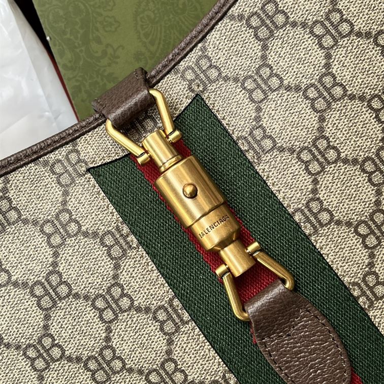Jackie 1961 small shoulder bag Beige/ebony canvas – GB117