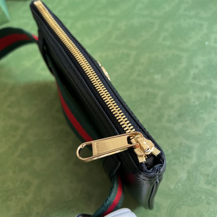 Ophidia heart utility belt black leather red Web – GB133