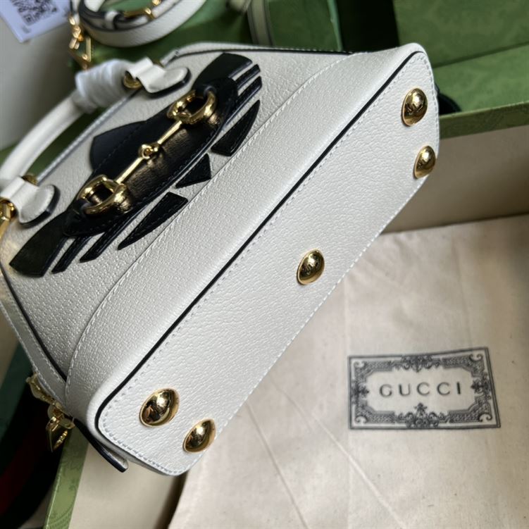 adidas x Gucci Horsebit 1955 mini bag White leather – GB103