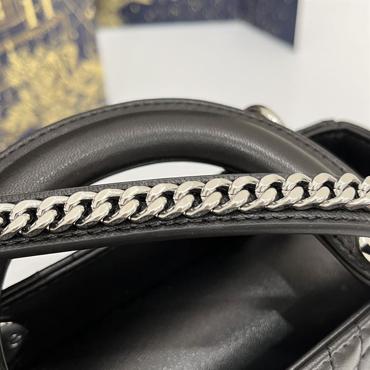 Mini Lady Dior Bag Black Cannage Lambskin – DB054