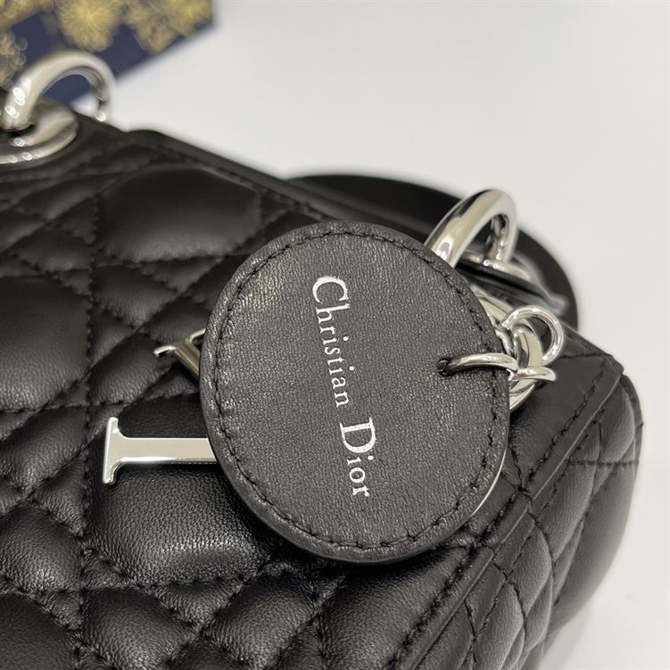 Mini Lady Dior Bag Black Cannage Lambskin – DB054