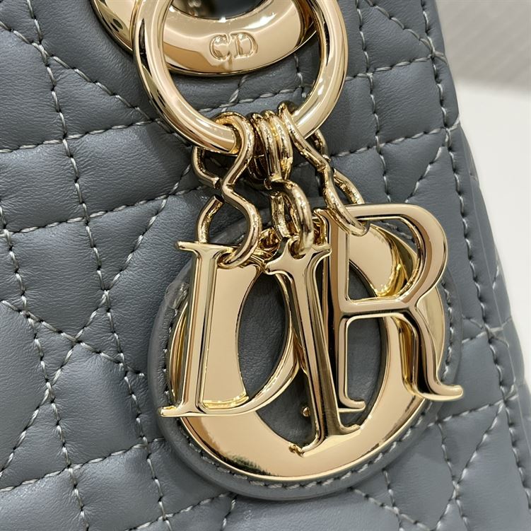 Mini Lady Dior Bag Cloud Blue Lambskin – DB053
