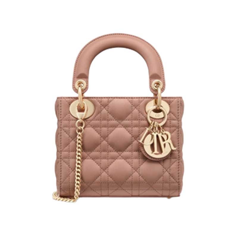 Mini Lady Dior Bag Heritage Pink Cannage Lambskin – DB052