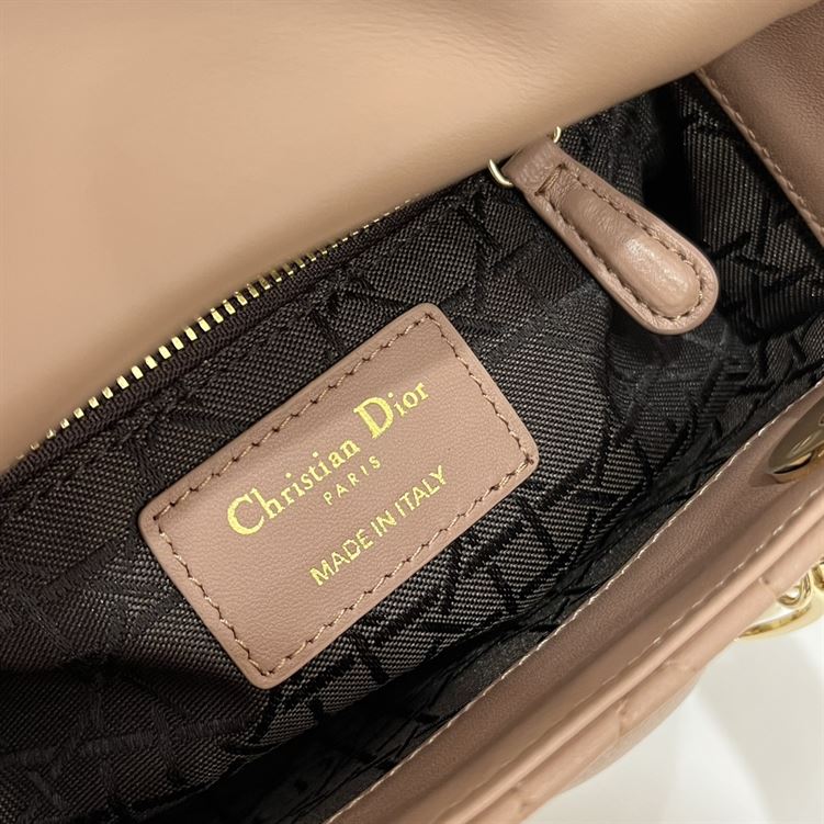 Mini Lady Dior Bag Heritage Pink Cannage Lambskin – DB052