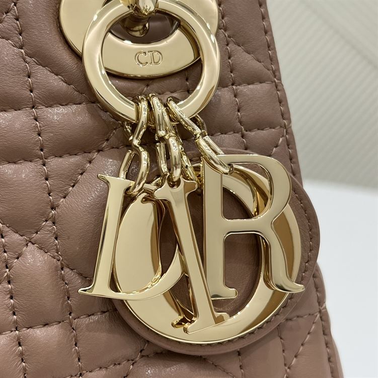 Mini Lady Dior Bag Heritage Pink Cannage Lambskin – DB052