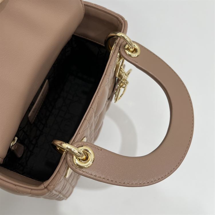 Mini Lady Dior Bag Heritage Pink Cannage Lambskin – DB052