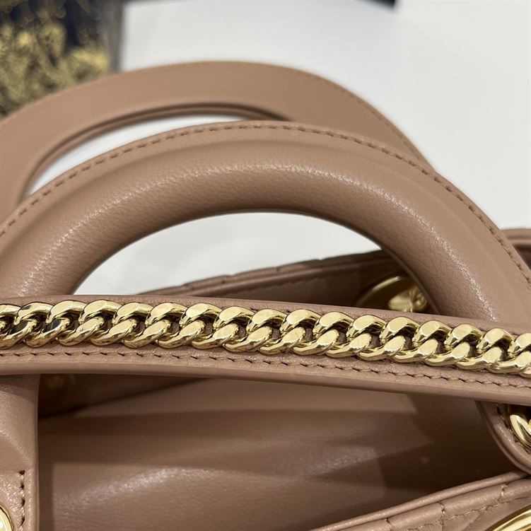 Mini Lady Dior Bag Heritage Pink Cannage Lambskin – DB052