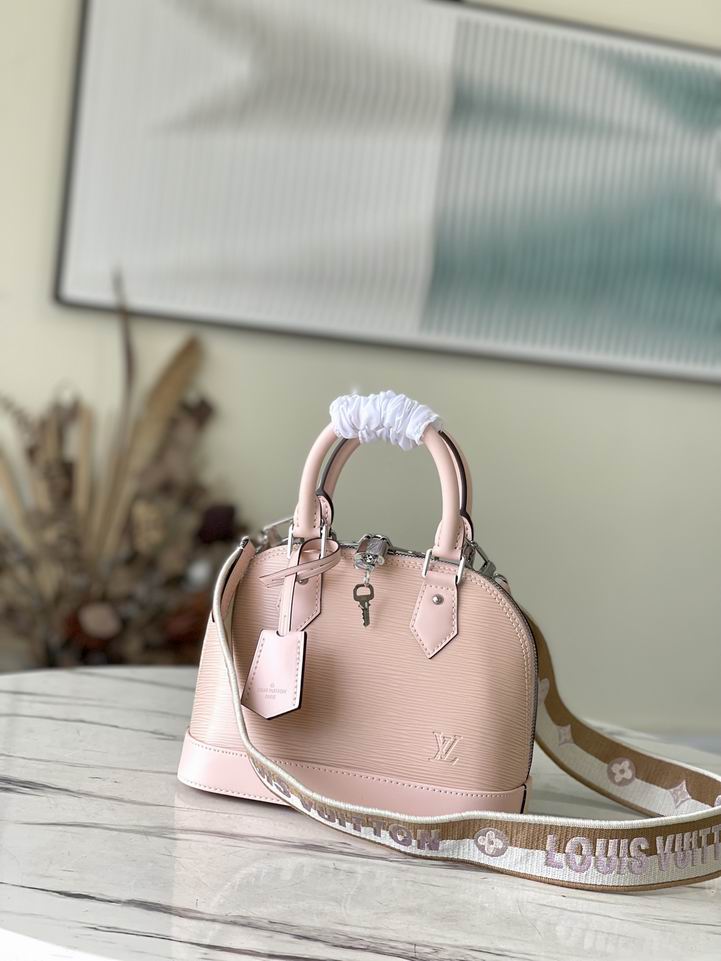 Louis Vuitton Alma BB Rose Nacre Epi grained leather – LB085