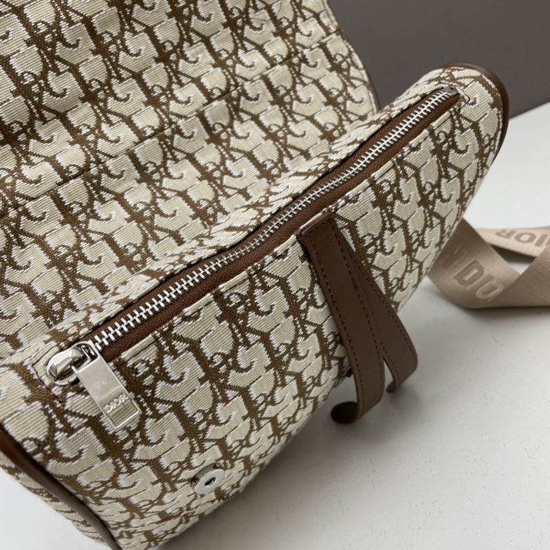 Dior x Cactus Jack Oblique Jacquard Saddle Bag ‘Coffee’ – DB084