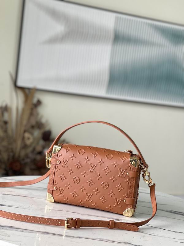 LV Side Trunk PM Tan Brown Calfskin Leather – LB107