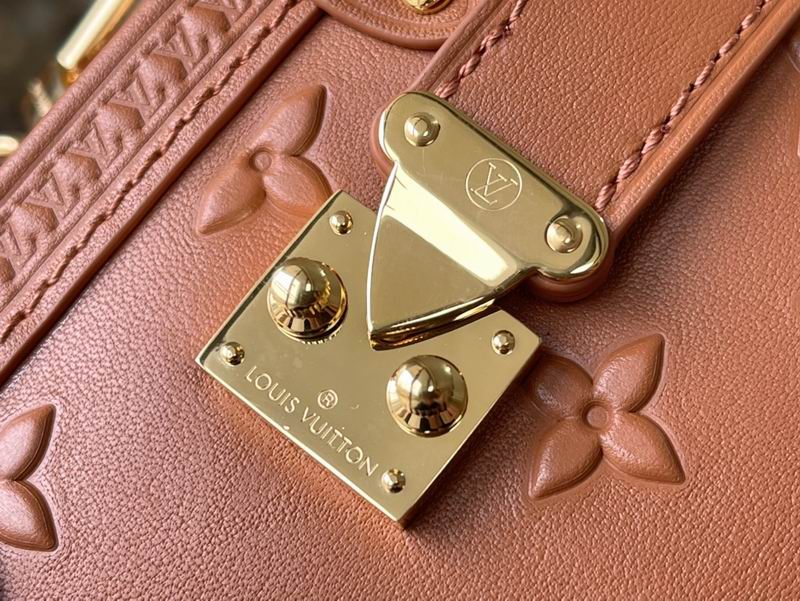 LV Side Trunk PM Tan Brown Calfskin Leather – LB107