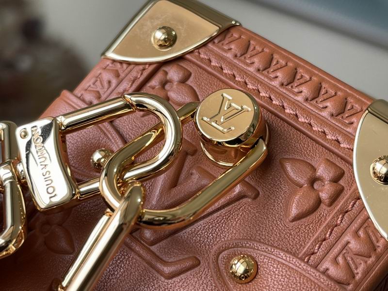LV Side Trunk PM Tan Brown Calfskin Leather – LB107