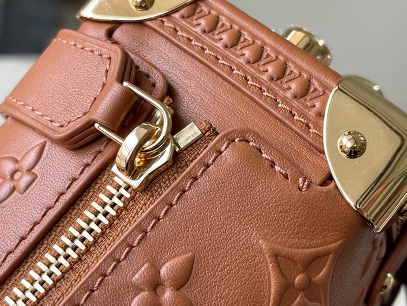 LV Side Trunk PM Tan Brown Calfskin Leather – LB107