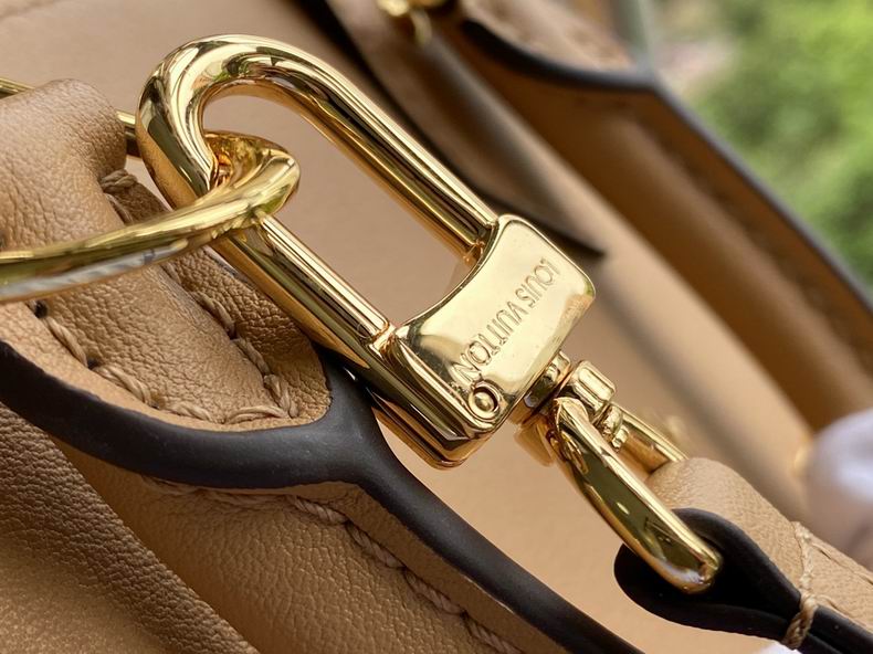 Louis Vuitton Alma BB Calfskin Metal Monogram Camel Brown – LB093