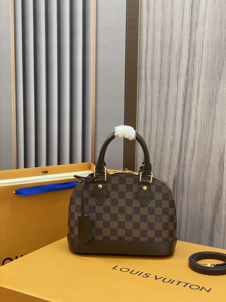 Louis Vuitton Alma BB Damier Ebene Brown Canvas – LB092