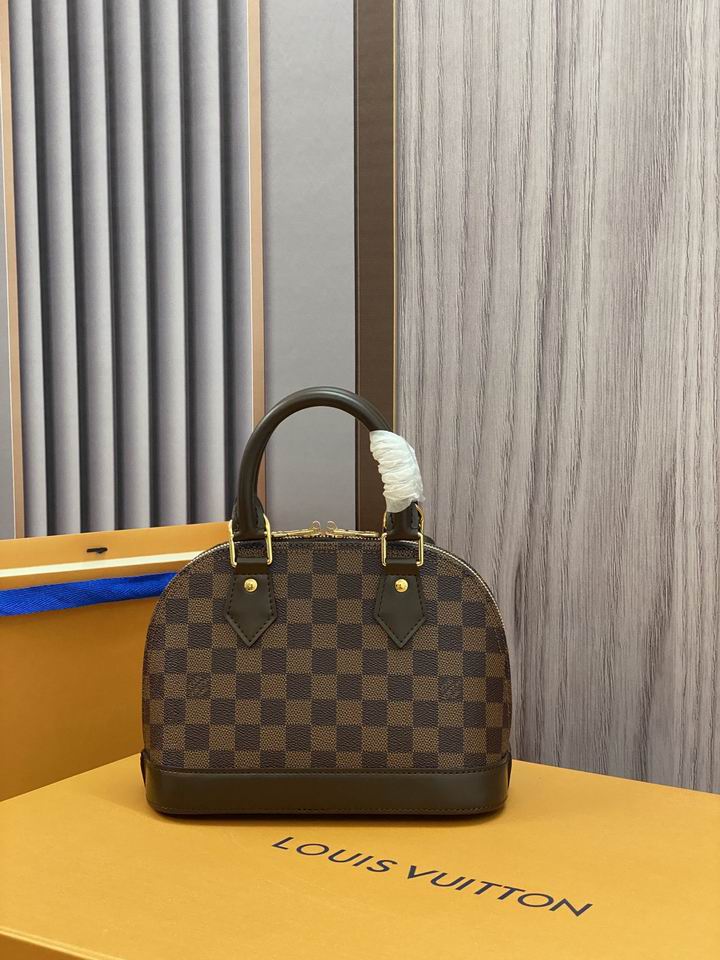 Louis Vuitton Alma BB Damier Ebene Brown Canvas – LB092